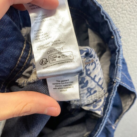 We The Free Womens High Rise Pleated Denim Wide Leg Jeans Blue Pockets Sz 24 New - Picture 11 of 15